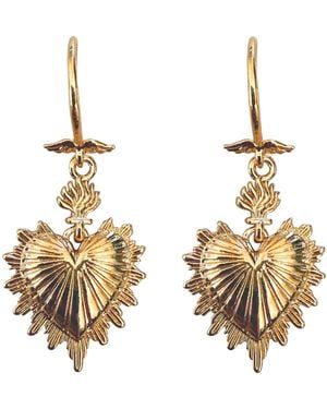 IN CAUDA VENENUM Seraphine Earrings - Metallic