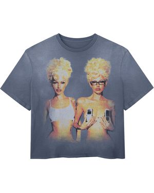 Works of Madness Blondes Tee - Blue