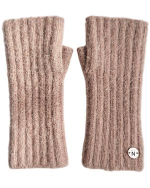 Nooki Design Neutrals Iris Fingerless Gloves - White