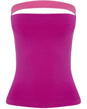 Herfetch Neutrals Top-Fuchsia - Purple