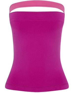 Herfetch Neutrals Top-Fuchsia - Purple