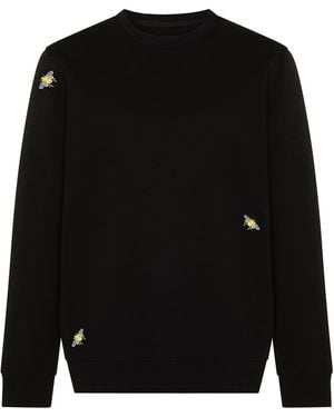 INGMARSON Bee Embroidered Sweatshirt - Black