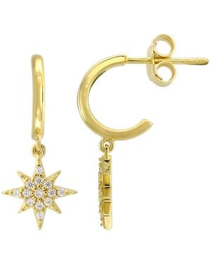 KAMARIA Star Huggie Earrings - Metallic