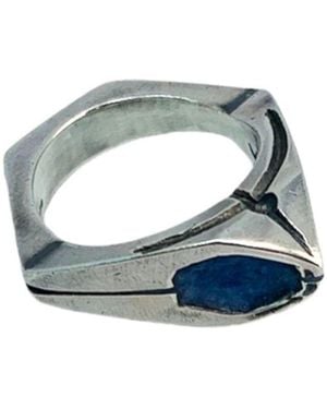 Tg-Jewellery by Tamara Gervasio Punta Enamel Ring - Blue