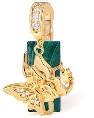 Freqnc Atelier Twin Butterfly Charm - Metallic