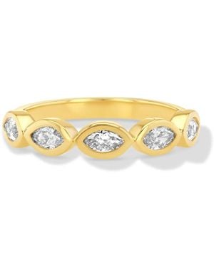 Jewelbird Diamond Marquise Band Ring - Yellow