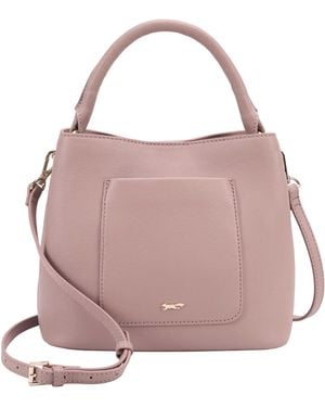 Paul Costelloe Rosa Leather Bag - Pink