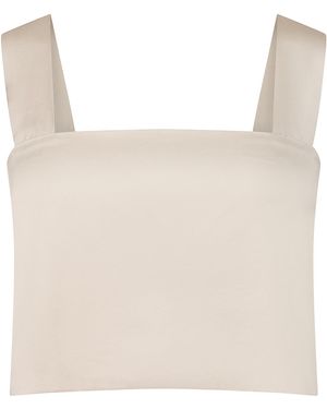 Roses Are Red Carrie Croptop - Natural