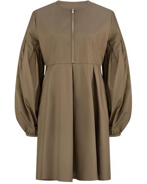 Dref Eris Balloon Sleeve Dress - Natural
