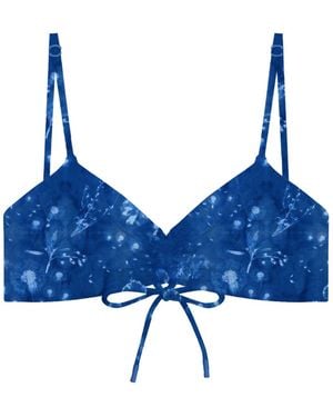 Blackbough Swim Sophia Scrunched Top Cyanotype - Blue