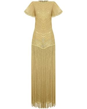 Tuba Ergin Lyla Maxi Dress - White