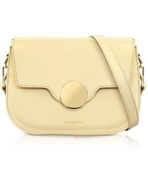 Le Parmentier San Pedro Lime Leather Shoulder Bag - Natural