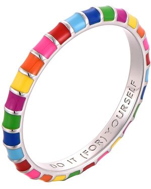Pinnole Multicolor Thin Ring - Gray