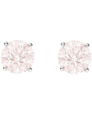 Augustine Jewels Rose Quartz Large Stud Earrings - Pink