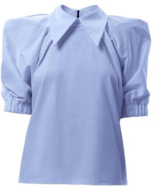 Julia Allert Designer Light Blue Blouse