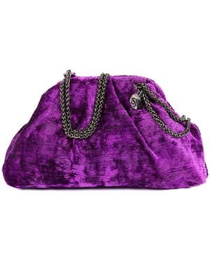SJW BAGS LONDON Victoria Minimalist Ikat Bag - Purple
