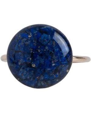 Kate Koel Statement Ring - Blue