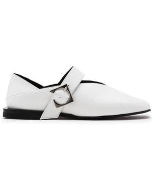 Ilvi Vekda Patent Leather Loafer - White