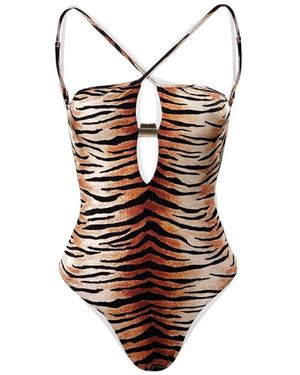 Cherina Beachwear Llc Gianni Swimsuit - Brown