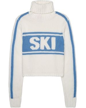 Ellsworth & Ivey Jade Turtleneck Jumper - Blue