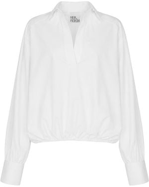 Herfetch Oversize Basic Shirt - White