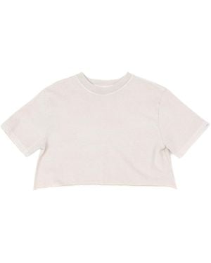 Ariko Sandstone Beach Crop Tee - Grey