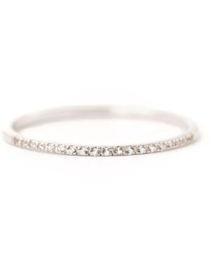 Belinda Jewelz Topaz Birthstone Band Ring - White