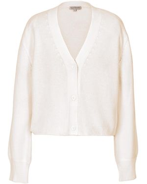 Anse Victorin Melissa Cashmere Cardigan - White