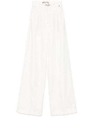 Nissa High-Rise Straight Pants - White