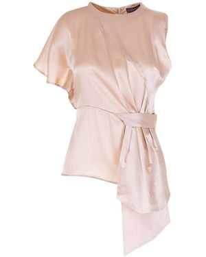 Eternoir Neutrals Golden Poise Top - Pink