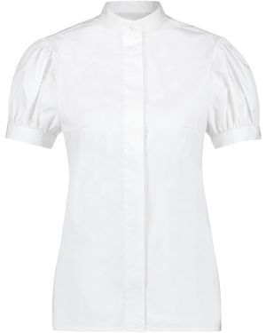 Monique Singh Iconic Cotton Poplin Shirt - White