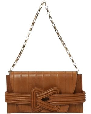 Gráinne Maher Anu Mini Eel Clutch Sandstorm - Brown