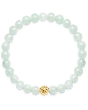 Nialaya Wristband With Aquamarine And - Blue
