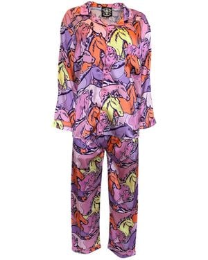 Any Old Iron Runaway Pyjamas - White
