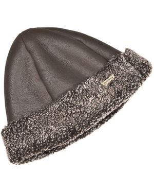 Owen Barry Sheepskin Pull On Hat Hurricane - Grey