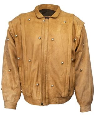 Celeni Element Leather Jacket - Brown