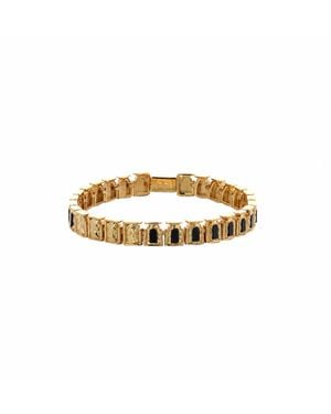 Retro Chic Crown Of Rome Bracelet - Metallic