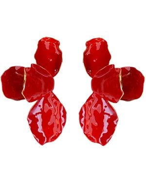 Smilla Brav Earrings Bloom - Red