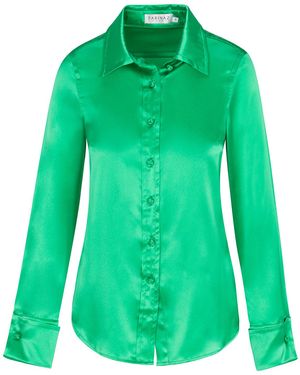 Farinaz Soft Collar Blouse - Green