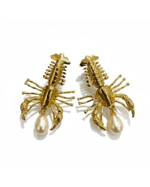 La Pluie Jewellery Astice Earrings - Metallic