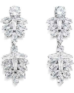Maison De Gala Tone Statement Drop Earrings - Metallic