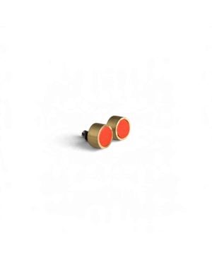 Svetlana Vukov Dot Stud Earrings - Red