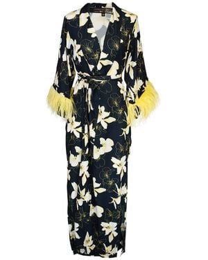 Jennafer Grace Marlene Wrap Dress - Black