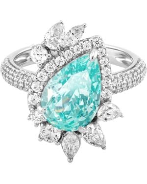 Arte Madrid Casa Real Marina Statement Ring - Blue