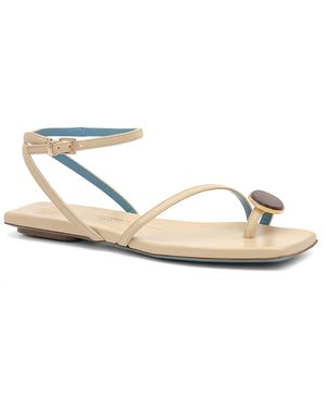 Valentina Rangoni Neutrals Creta Sandal Hay - Metallic