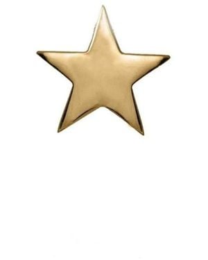 Edge Only Star Pin 18Ct Vermeil - Metallic
