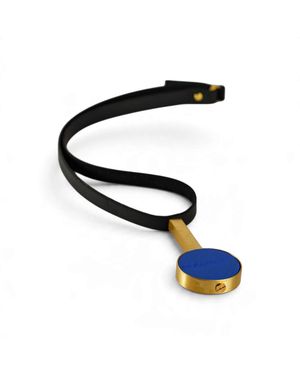 Svetlana Vukov Solar Loop Necklace1 - Blue