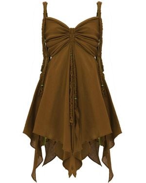 Zhenabia Ninsun Dress - Brown