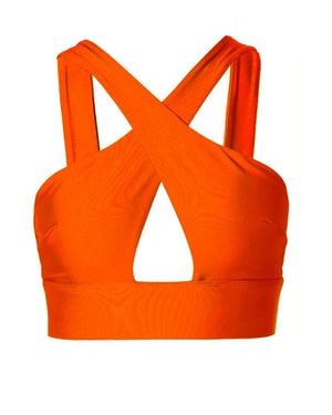 AGGI by HALEWSKI Isla Neon Orange Top