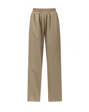 Van Brussel Neutrals Soren Elasticated Waist Trouser - Natural